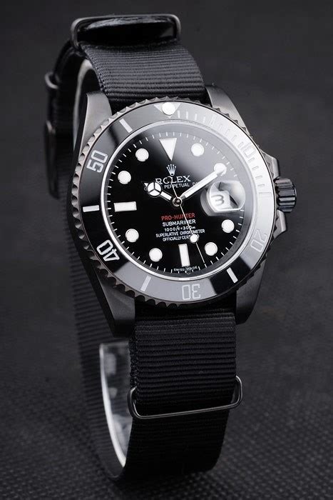 rolex submariner cinturino tessuto